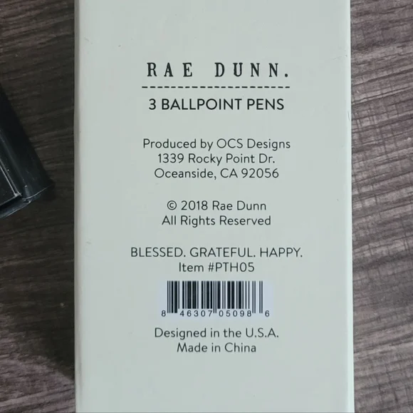 Rae Dunn Thank You Card Sticker Pen Set NEW - Picture 5 of 7